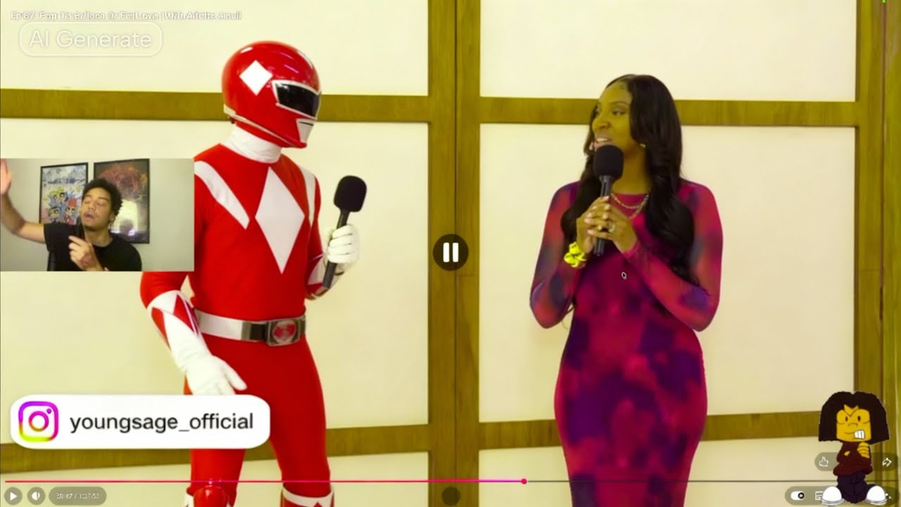 Red Power Ranger Gets "SHUT DOWN " On The Pop The Balloon?!