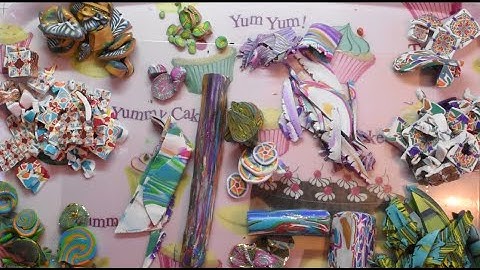 Using up your clay and cane scraps part 2