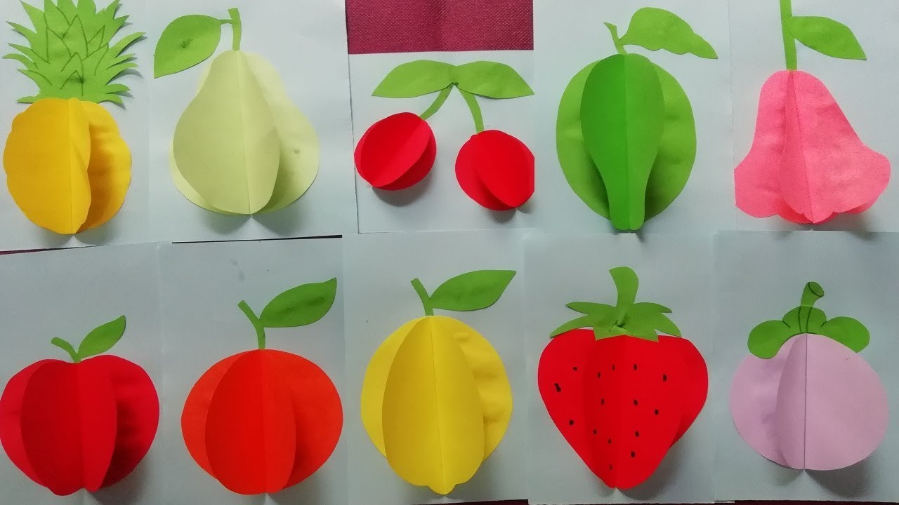 Membuat Media Pembelajaran Tema Buah dan Sayur 3D  dari 