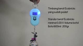 Tutorial Cara Membuat Ecobrick - Marimas Ecobrick