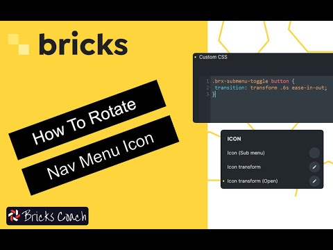 Rotate Bricks Builder Menu Icon #shorts #bricksbuilder