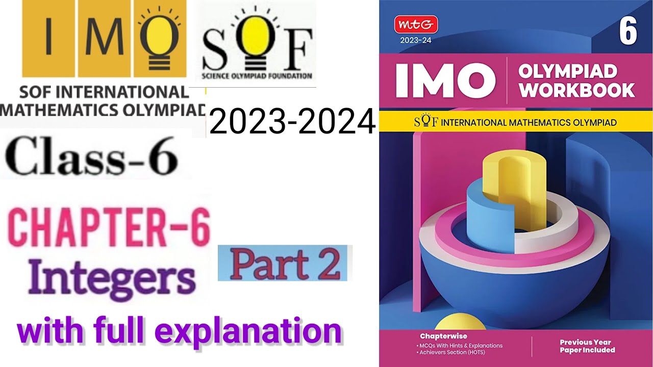 𝗖𝗹𝗮𝘀𝘀-𝟲|𝗜𝗠𝗢|𝗖𝗵𝗮𝗽𝘁𝗲𝗿-𝟲 𝗜𝗻𝘁𝗲𝗴𝗲𝗿𝘀 𝗣𝗮𝗿𝘁 (𝟮)𝗠𝗮𝘁𝗵 𝗢𝗹𝘆𝗺𝗽𝗶𝗮𝗱 𝗰𝗹𝗮𝘀𝘀 𝟲 𝗜𝗻𝘁𝗲𝗿𝗴𝗲𝗿𝘀# ...