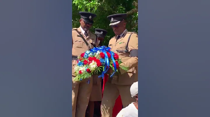 This is how a policeman Funeral look in Jamaica