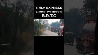 Italy X Sakura X BRTC 🥰❤️ #automobile #bus #travel #busmania