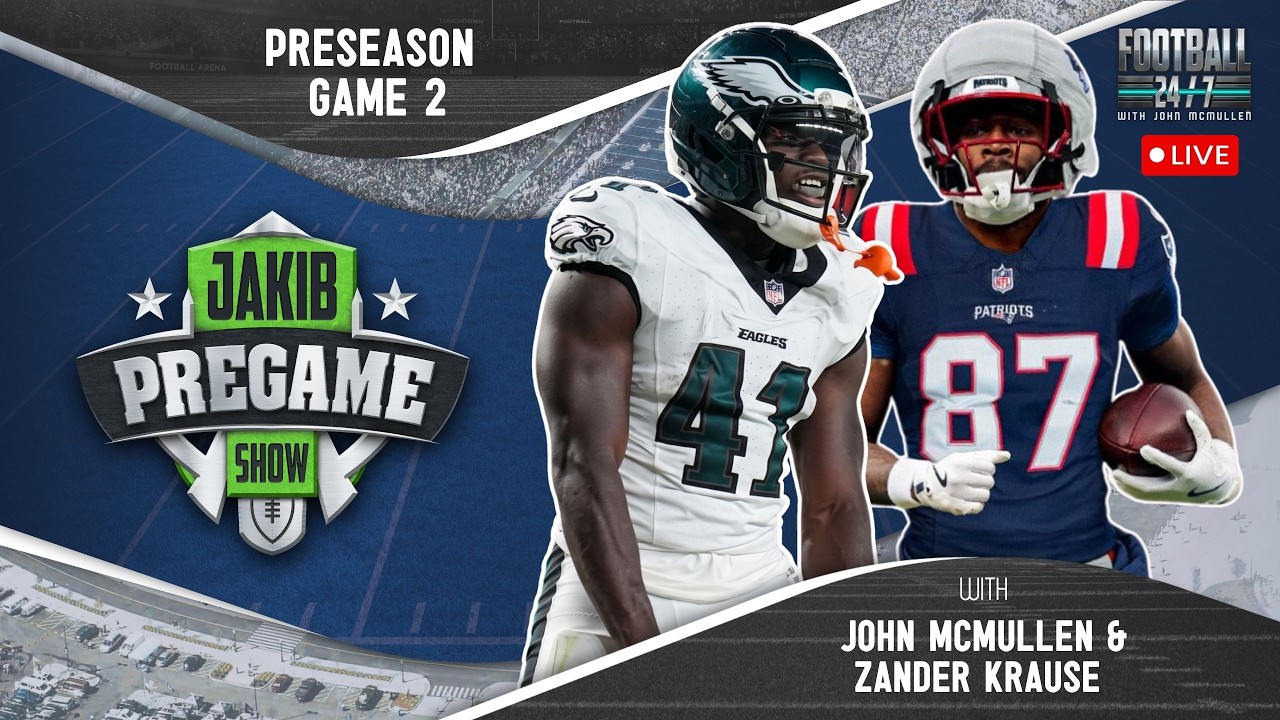 Eagles vs. Patriots Preseason Game 2! Players to Watch, Live Reactions & more