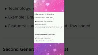 CS25C03 UNIT 1 Characterstics,history classification, application of computer #computer #application