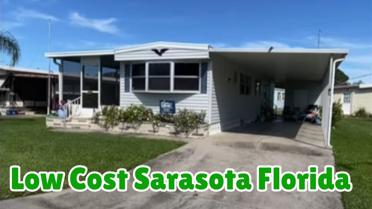 Low Cost Mobile Home For Sale (Sarasota Florida)! YouTube