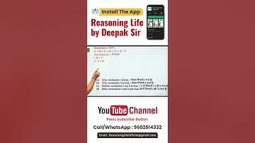 🙋 कितनी जल्दी हल कर सकते हो? #reasoninglife #deepaksir #railwayreasoning #alp #shorts #shortsfeed