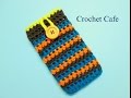 كروشيه جراب للموبايل او.. تابلت او.. لاب توب | Crochet Cafe