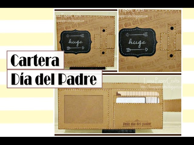 Tutorial Billetera de Papel | Manualidades Día del Padre | Luisa  PaperCrafts - YouTube