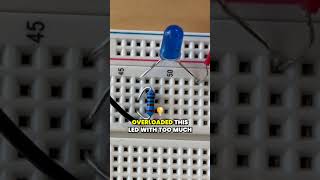 Oops! Avoid this common breadboard blunder! 💡🔌 Ever made a short circuit? 🤔 #DIYFails #CircuitSaves