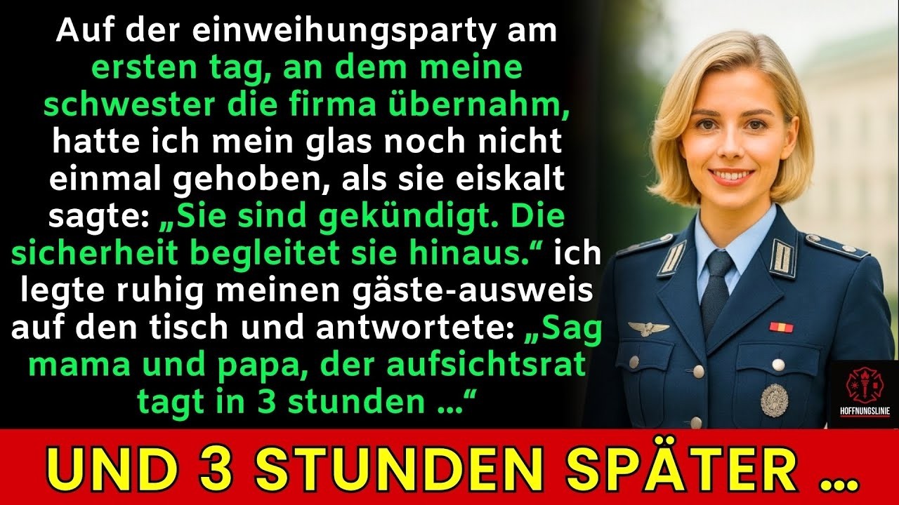 Bei ihrer Einweihungsparty am ersten Tag sagte sie: „Du bist gefeuert.“ Drei Stunden später…