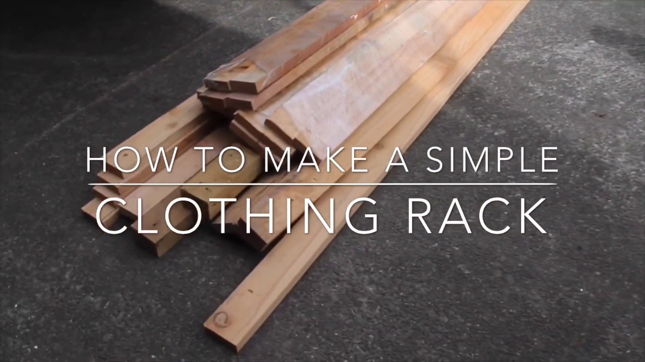 DIY PALLET CLOTHING RACK/WARDROBE...ISOLATION DIY IDEAS...QUARATINE DIY