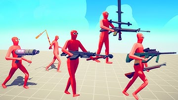 5x RANDOM WEAPON vs EVERY BOSSES 1 | TABS - Totally Accurate Battle Simulator