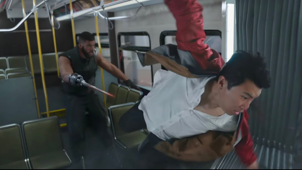 Shang-Chi Bus Fight Scene (2021) - YouTube