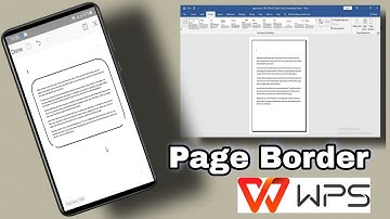 Page Borders in WPS Office word in Hindi and Urdu | WPS Office Tutorial @LearnwithSaba