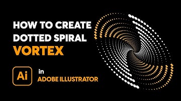 How to Create Dotted Spiral Vortex | Adobe Illustrator CC 2023 | Tutorial