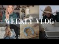A cozy home vlog at the barn cooking cleaning out closet pr haul 
