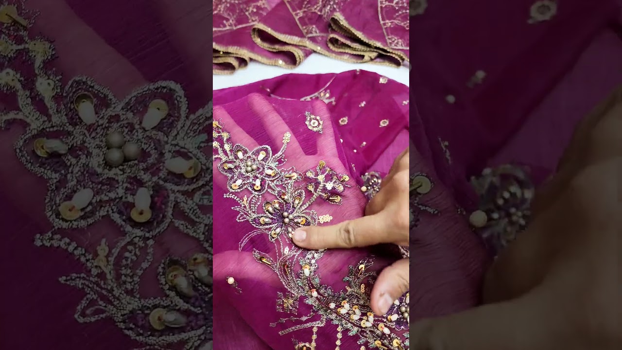 Charizma Embroidered Formal Collection Chiffon
