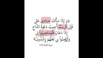 سورة البقرة - الآية 186 (وإذا سألك عبادي عني فإني قريب) - للقارئ أحمد النفيس