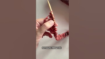 How to count rows when knitting | hat and mitts step by step knit tutorials #knittingforbeginners