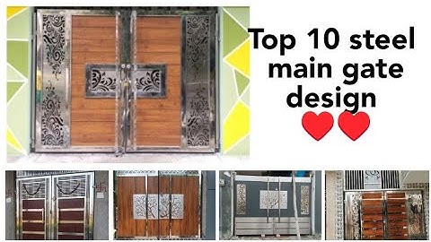 10 Main Gate Design For Home 2024 || Front gate designs for house || Iron & Steel Gates #steelgate