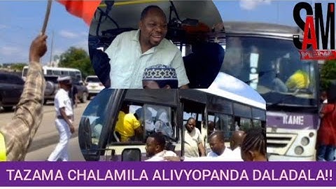 🔴TAZAMA VITUKO VYA RC CHALAMILA ASHUKA KWENYE GARI LAKE NAKUPANDA DALADALA APIGA STORI NA ABILIA.