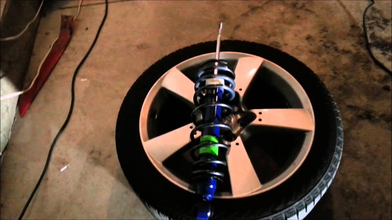 Install new shocks and springs RX 8 YouTube