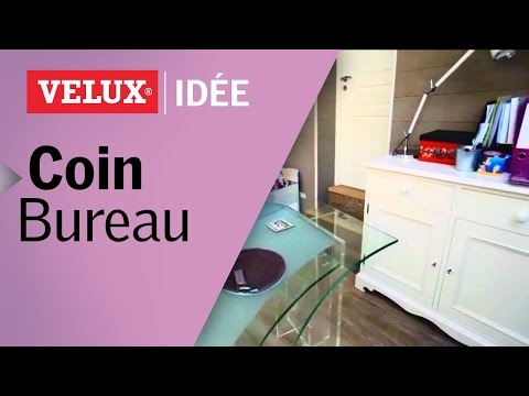 Comment créer un coin bureau sous un toit de garage ?