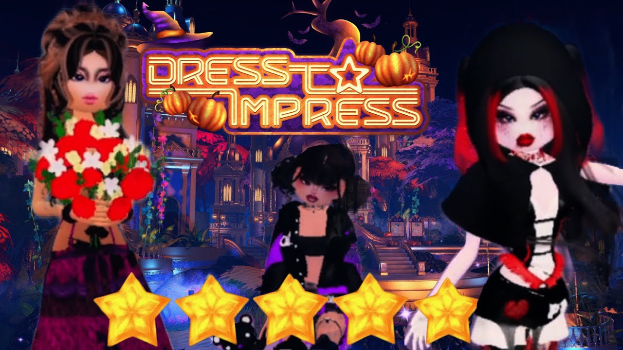 Playing The NEW DRESS TO IMPRESS HALLOWEEN UPDATE 💐 - YouTube