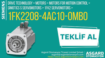 1FK2208-4AC10-0MB0 - SIMOTICS S-1FK2 CT Servo motor