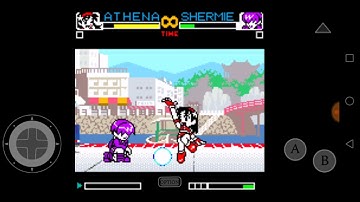 King of Fighters R-2 - Athena vs Orochi Shermie (Sparring) (Korea)