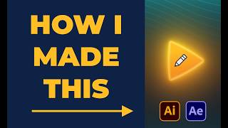 How I Animated this Icon Morphing Motion Graphic Play Button using Illustrator and After Effects