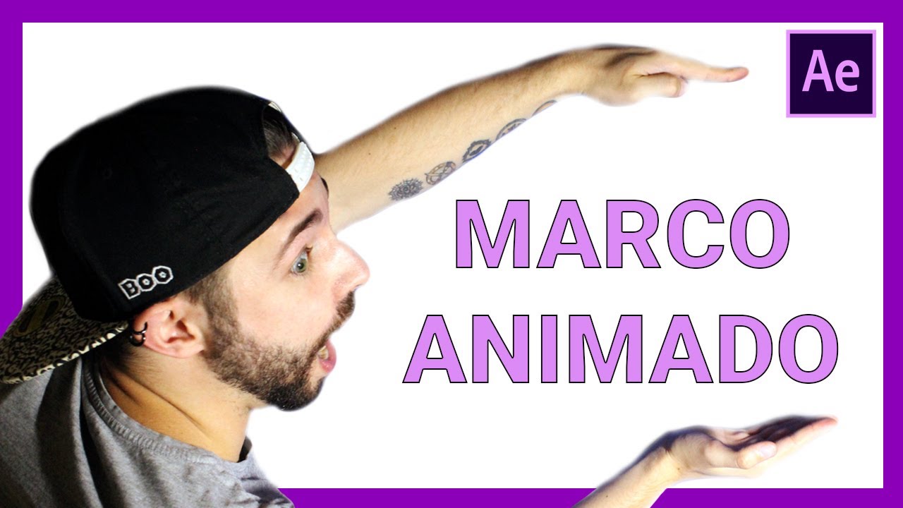 🎥 Como hacer un MARCO para WEBCAM ANIMADO 😲