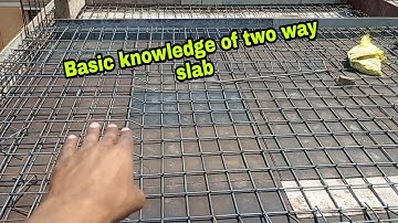 Basic knowledge of two way slab क्या होता है two way slab