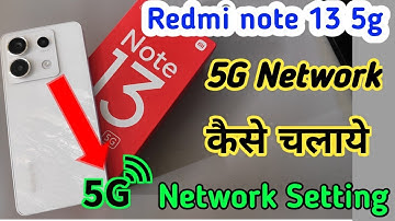 Redmi note 13 5g network setting, Redmi note 13 5g me 5g network kaise laye,Redmi note 13 5g setting
