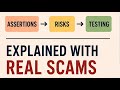 How Auditors Think? Assertions |Risks |Testing Explained with Real Scams| Aud CPA
