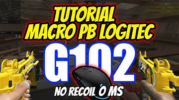 TUTORIAL NO RECOIL G.O.A.T MACRO LOGITECH G102