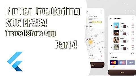 [Flutter] Flutter Live Coding EP284 (Travel Store App Part4)