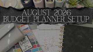 August 2026 Cash Envelope Budget Planner Setup | Setting Up My Planner for the New Month
