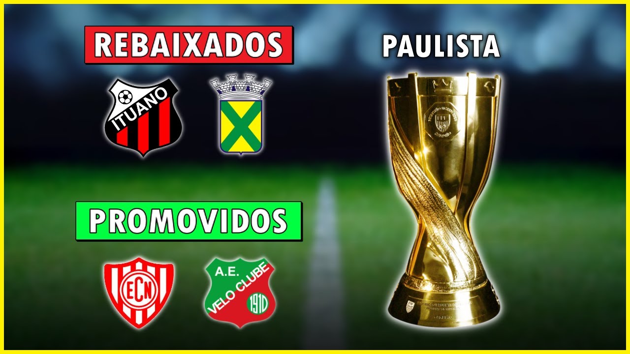 Os REBAIXADOS e PROMOVIDOS nos Principais Estaduais do Brasil em 2024