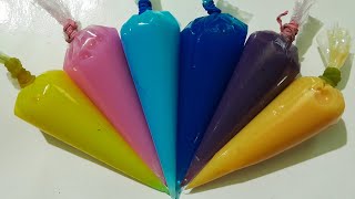 Making Slime with Piping Bags ! Satisfying Slime Videos☆ASMR☆