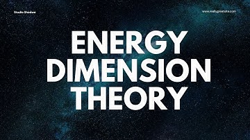 The Energy Dimension: Explaining Dark Matter and Dark Energy | Johan Sabu