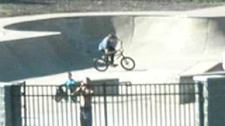 me and my friend at the johnson city skate park