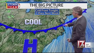 Central NC sees cold front ahead of NC State Fair