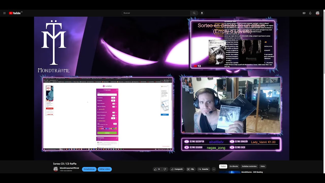 Sorteo CD / CD Raffle - YouTube