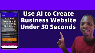 Create Business Website Using AI under 30 Seconds in 2023//Durable.io Tutorial