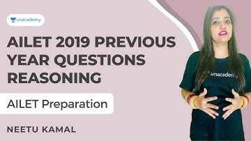 AILET 2019 Previous Year Questions Reasoning | AILET Preparation | AILET 2022 | Neetu Kamal