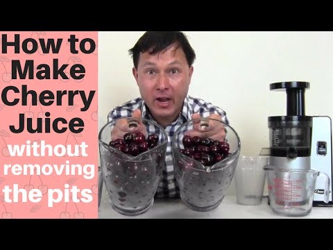 فيديو: كيف تصنع الكرز منزوع النوى في العصير الخاص بك
