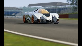 Lamborghini Egoista Top Gear Testing at Silverstone
